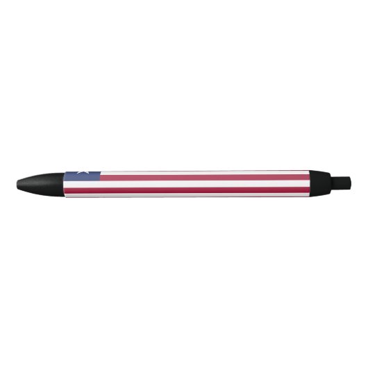 Liberiaanse vlag zwarte inkt pen (Voorkant)