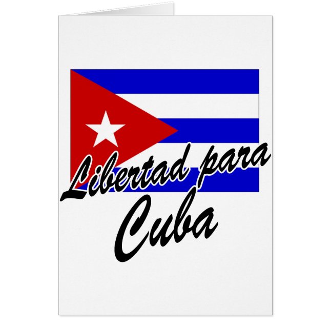 Libertad para Cuba ! (Devant)