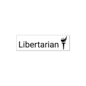 Libertarian 1,4 x 0,4-inch stempel