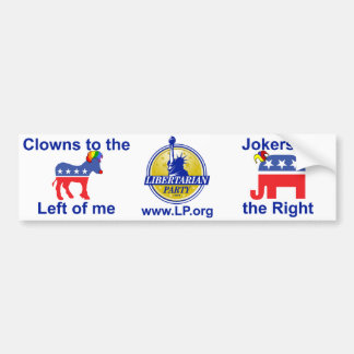 Libertarian bumper sticker