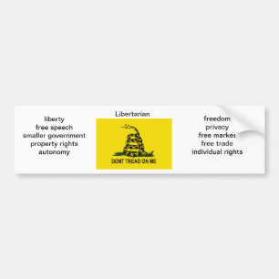 Libertarian Bumpersticker