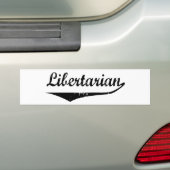 Libertarian Bumpersticker (Op auto)