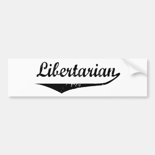 Libertarian Bumpersticker (Voorkant)