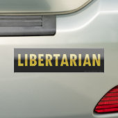 Libertarian Bumpersticker (Op auto)