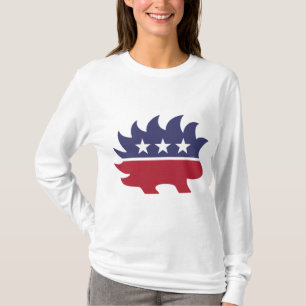Libertarian Party Porcupine Symbol T-shirt