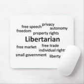 Libertarian Philosophy en Values Muismat (Met muis)