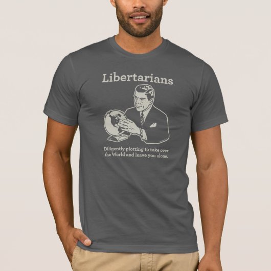 Libertarian Plot T-shirt (Voorkant)