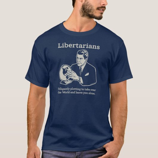 Libertarian Plot T-shirt (Voorkant)