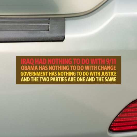 Libertarian Quartet Bumpersticker (Op auto)