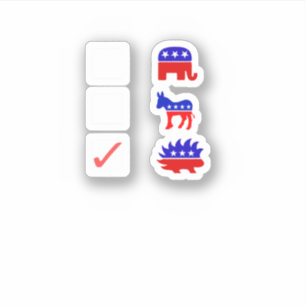 Libertarian Voter Gift Sticker
