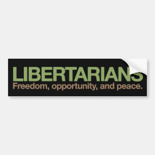 Libertarians Bumpersticker
