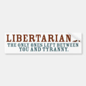 Libertarians Bumpersticker (Voorkant)