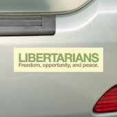 Libertarians Bumpersticker (Op auto)