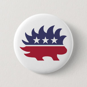 Libertariële partij ronde button 5,7 cm