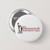 Libertariële partij ronde button 5,7 cm (Voorkant /achterkant)