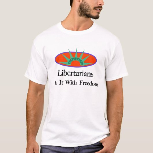Libertariële vrijheid II T-shirt (Voorkant)