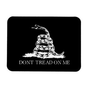Libertarische Gadsden-vlag Loop niet over me heen Magneet