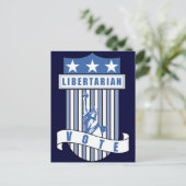 Libertarische Partij Briefkaart (Staand voorkant)