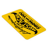 Libertarische snor Premium Flexi Magnet Magneet (Rechterzijde)