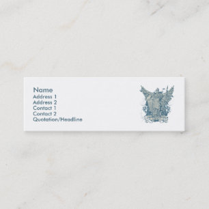 Libertas Blue Profile Card Mini Visitekaartje