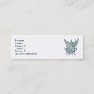 Libertas Blue Profile Card Mini Visitekaartje