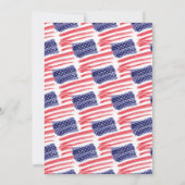 LIBERTÉ 4 juillet Jardin BBQ Party Invitation (Dos)