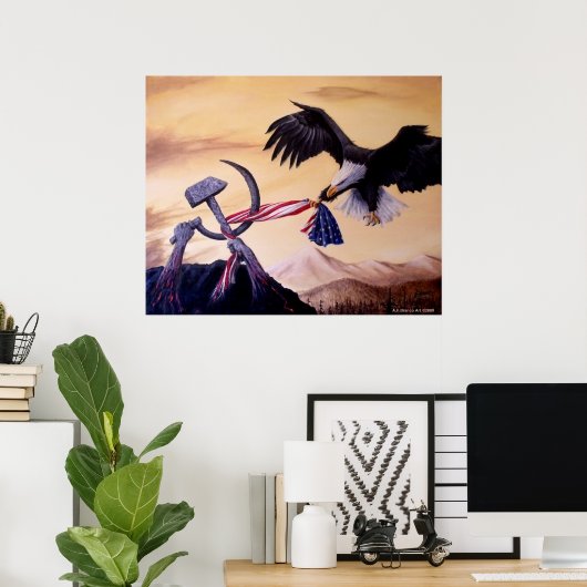 Liberté Affiche de bataille (Bureau à domicile)