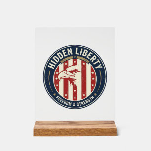 Liberté Cachée Patriotique Illusion Optique Patrio