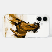 Liberté - Cheval de course dur iPhone 6 Coque (Verso (horizontal))