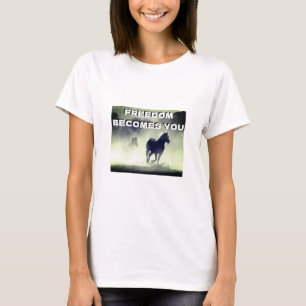 Liberté - chevaux (lumière) T-shirt