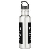 Liberté Citer bouteilles d'eau monogramme personna (Dos)