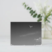 Liberté dans la carte postale BW (Debout devant)