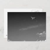 Liberté dans la carte postale BW (Devant / Derrière)