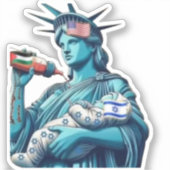 Liberté de la Palestine libre pour nous Sticker po (Recto)