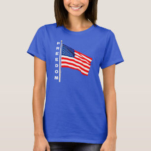 Liberté - drapeau (noir) T-shirt