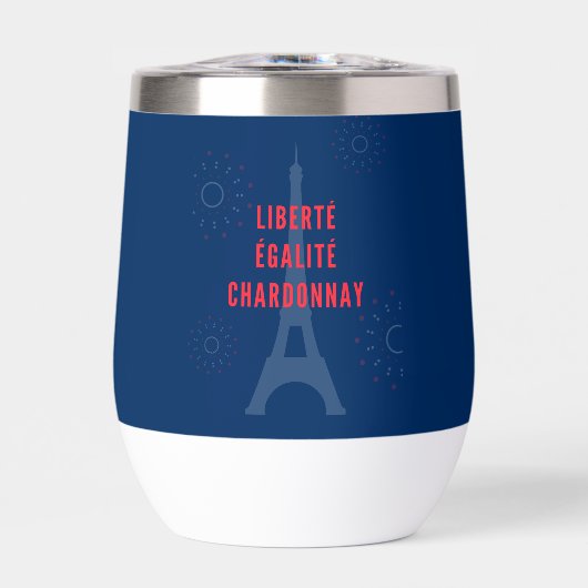 Liberté Égalité Chardonnay Funny Tour Eiffel (Avant)