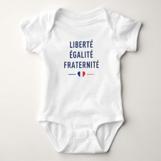 Liberté Égalité Fraternité Baby Bodysuit | Frans