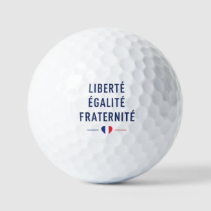 Liberté Égalité Fraternité Balle de Golf Françai
