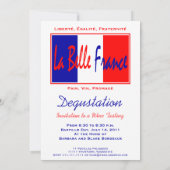 Liberté, Egalité, Fraternité - French Theme Event Kaart (Achterkant)