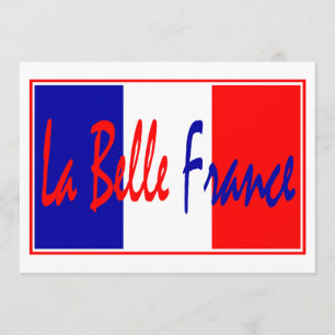 Liberté, Egalité, Fraternité - French Theme Event Kaart