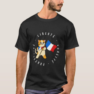 Liberté, Égalité, Fraternité - Schattig Patriottis T-shirt