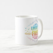 Liberté en Christ Galates 5 Mug (Devant droit)