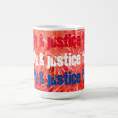 "Liberté et justice pour tous" - Mug (Centre)