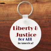 Liberté et justice pour tous Porte-clés (Verso)