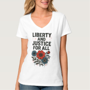 Liberté et Justice pour Tous – T-Shirt