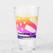 Liberté et responsabilité Coupe du verre (Devant)