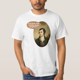 Liberté et T-shirt de brûlures de whiskey