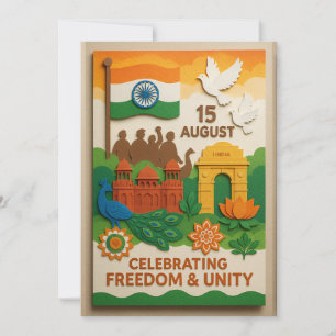 Liberté et Unité Inde Carte