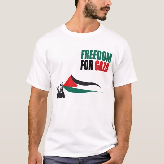 Liberté pour le T-shirt de Gaza (Devant)