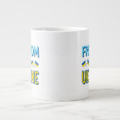 Liberté pour l'Ukraine Spécialité Jumbo Mug (Devant)